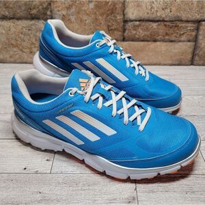 Adidas Adizero Sport II Waterproof Golf Shoes Women's Blue/White/Orange Sz 7